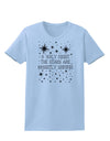 O Holy Night Shining Christmas Stars Womens T-Shirt-Womens T-Shirt-TooLoud-Light-Blue-X-Small-Davson Sales