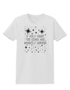 O Holy Night Shining Christmas Stars Womens T-Shirt-Womens T-Shirt-TooLoud-White-X-Small-Davson Sales