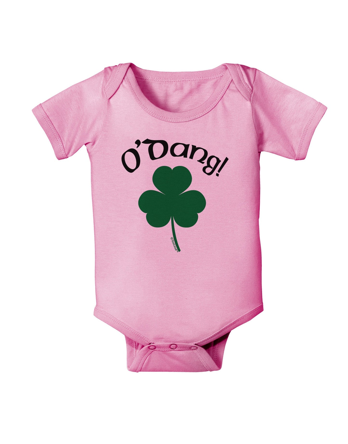 O'Dang - St Patrick's Day Baby Romper Bodysuit-Baby Romper-TooLoud-Pink-06-Months-Davson Sales