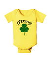 O'Dang - St Patrick's Day Baby Romper Bodysuit-Baby Romper-TooLoud-Yellow-06-Months-Davson Sales