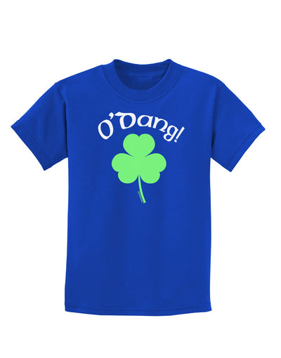 O'Dang - St Patrick's Day Childrens Dark T-Shirt-Childrens T-Shirt-TooLoud-Royal-Blue-X-Small-Davson Sales