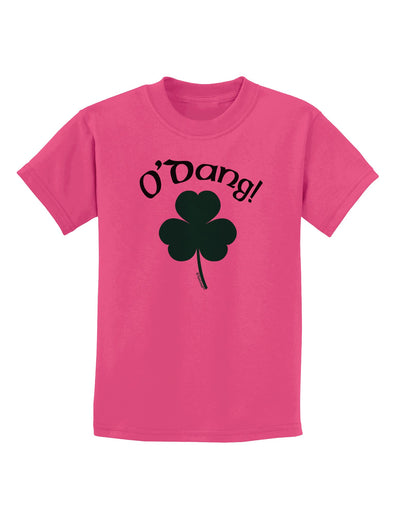 O'Dang - St Patrick's Day Childrens T-Shirt-Childrens T-Shirt-TooLoud-Sangria-X-Small-Davson Sales