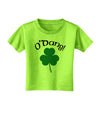 O'Dang - St Patrick's Day Toddler T-Shirt-Toddler T-Shirt-TooLoud-Lime-Green-2T-Davson Sales