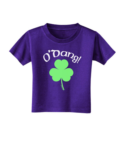 O'Dang - St Patrick's Day Toddler T-Shirt Dark-Toddler T-Shirt-TooLoud-Purple-2T-Davson Sales