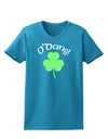 O'Dang - St Patrick's Day Womens Dark T-Shirt-TooLoud-Turquoise-X-Small-Davson Sales