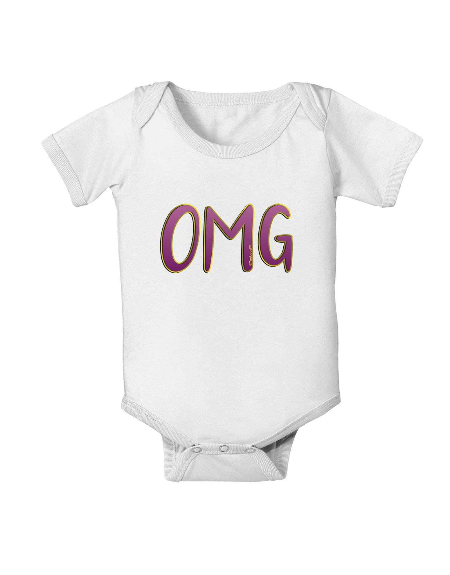 OMG Baby Romper Bodysuit by TooLoud-Baby Romper-TooLoud-White-06-Months-Davson Sales