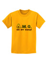 OMG - Oh My Guac - Guacamole Design Childrens T-Shirt by TooLoud-Childrens T-Shirt-TooLoud-Gold-X-Small-Davson Sales