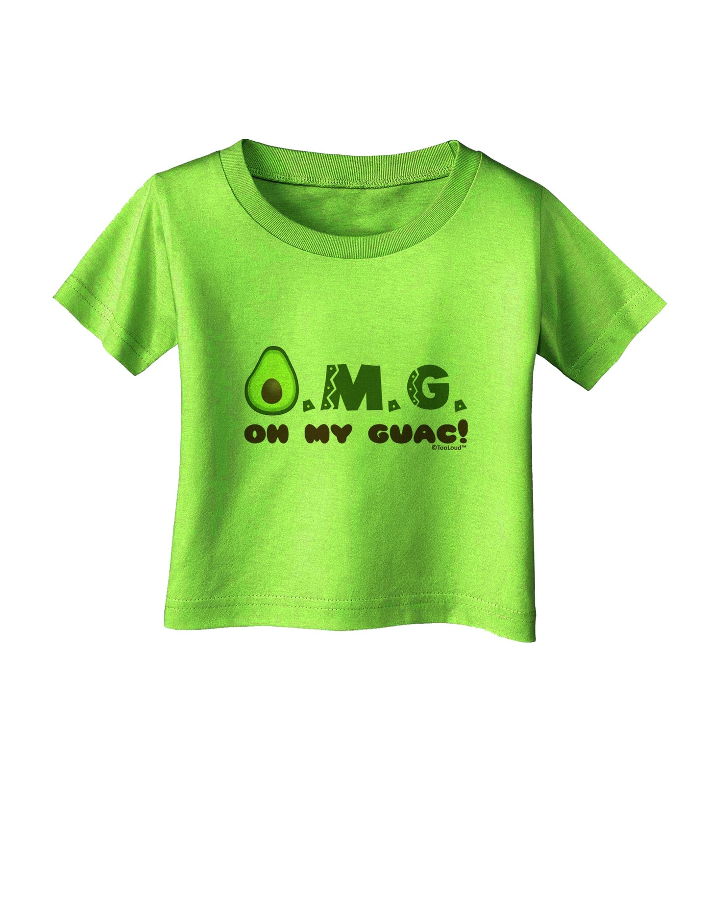 OMG - Oh My Guac - Guacamole Design Infant T-Shirt by TooLoud-Infant T-Shirt-TooLoud-Lime-Green-06-Months-Davson Sales