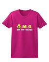 OMG - Oh My Guac - Guacamole Design Womens Dark T-Shirt by TooLoud-Womens T-Shirt-TooLoud-Hot-Pink-Small-Davson Sales