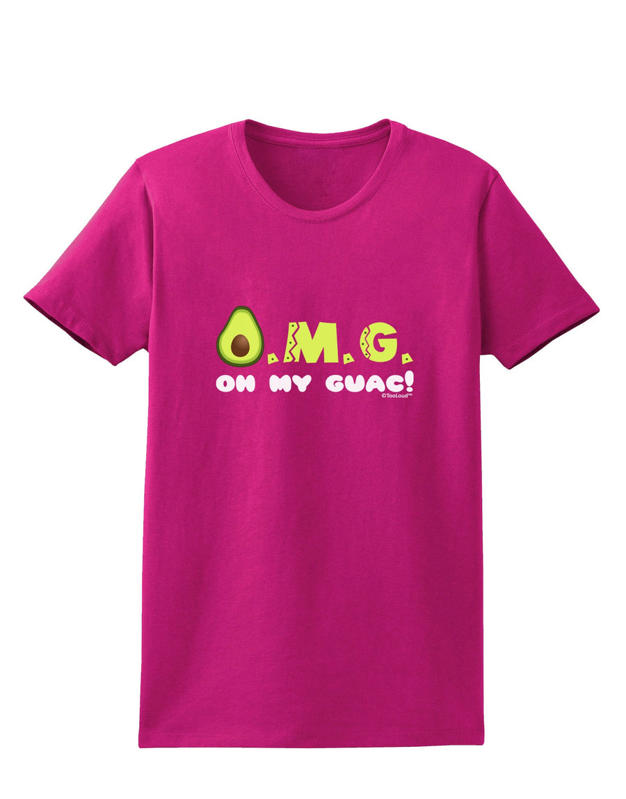 OMG - Oh My Guac - Guacamole Design Womens Dark T-Shirt by TooLoud-Womens T-Shirt-TooLoud-Black-X-Small-Davson Sales