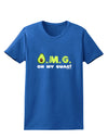 OMG - Oh My Guac - Guacamole Design Womens Dark T-Shirt by TooLoud-Womens T-Shirt-TooLoud-Royal-Blue-X-Small-Davson Sales