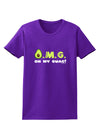 OMG - Oh My Guac - Guacamole Design Womens Dark T-Shirt by TooLoud-Womens T-Shirt-TooLoud-Purple-X-Small-Davson Sales