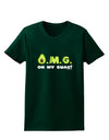 OMG - Oh My Guac - Guacamole Design Womens Dark T-Shirt by TooLoud-Womens T-Shirt-TooLoud-Forest-Green-Small-Davson Sales