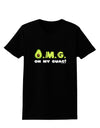 OMG - Oh My Guac - Guacamole Design Womens Dark T-Shirt by TooLoud-Womens T-Shirt-TooLoud-Black-X-Small-Davson Sales