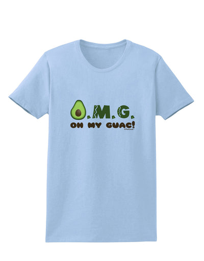 OMG - Oh My Guac - Guacamole Design Womens T-Shirt by TooLoud-Womens T-Shirt-TooLoud-Light-Blue-X-Small-Davson Sales