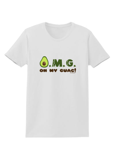 OMG - Oh My Guac - Guacamole Design Womens T-Shirt by TooLoud-Womens T-Shirt-TooLoud-White-X-Small-Davson Sales