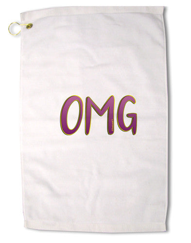 OMG Premium Cotton Golf Towel - 16 x 25 inch by TooLoud-Golf Towel-TooLoud-16x25"-Davson Sales