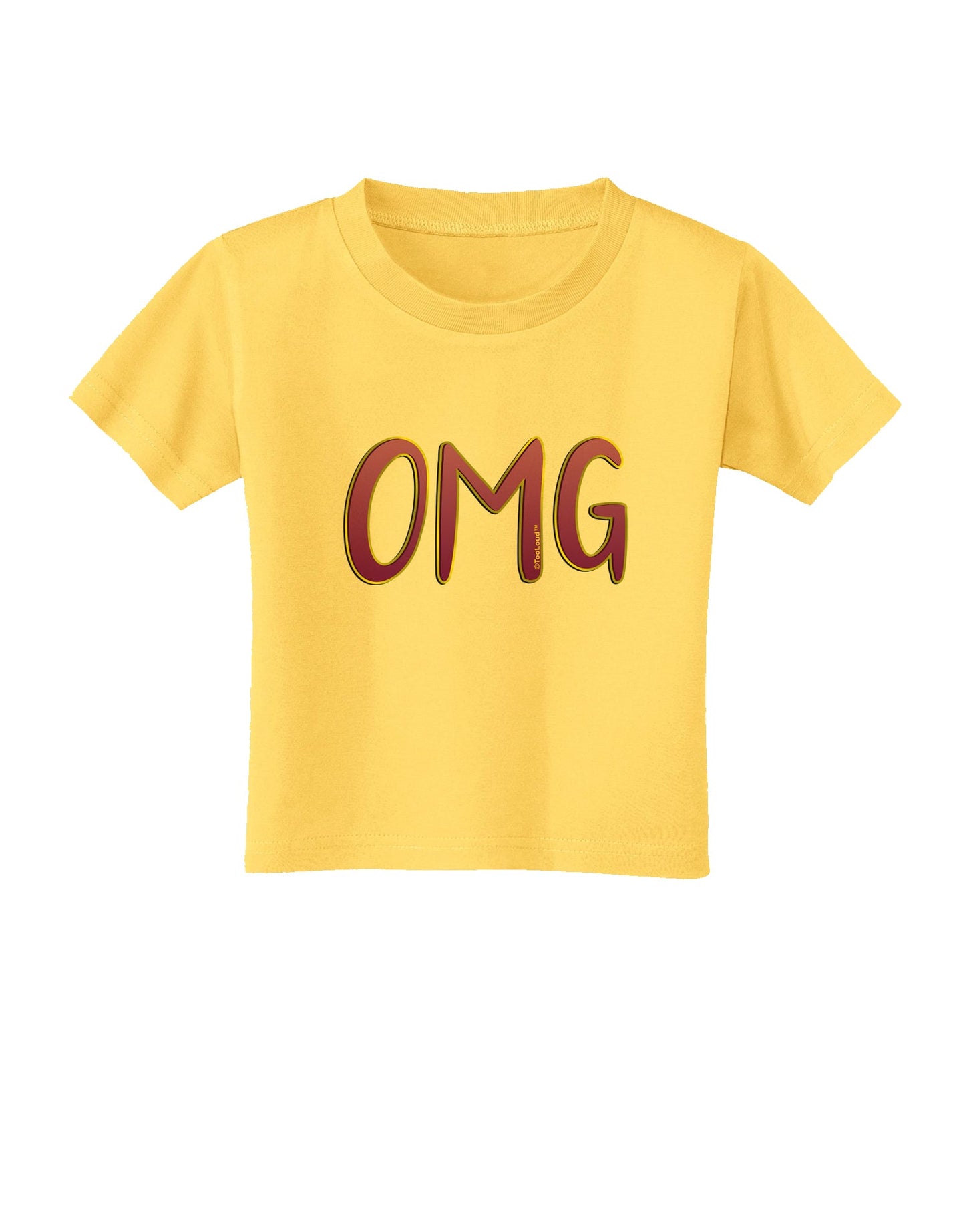 OMG Toddler T-Shirt by TooLoud-Toddler T-Shirt-TooLoud-Yellow-2T-Davson Sales