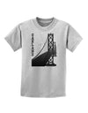 Oakland Text Bay Bridge Childrens T-Shirt-Childrens T-Shirt-TooLoud-AshGray-X-Small-Davson Sales