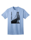 Oakland Text Bay Bridge - Premium Adult T-Shirt Collection-Mens T-shirts-TooLoud-Light-Blue-Small-Davson Sales