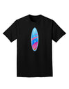 Octopus Surfboard Adult Dark T-Shirt by TooLoud-Mens T-Shirt-TooLoud-Black-Small-Davson Sales