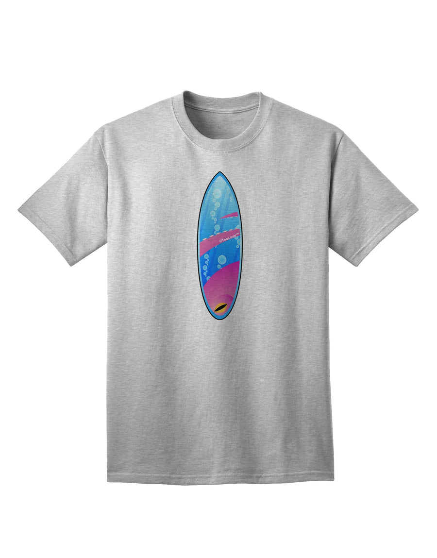 Octopus Surfboard Adult T-Shirt - A Stylish Addition to Your Wardrobe by TooLoud-Mens T-shirts-TooLoud-White-Small-Davson Sales