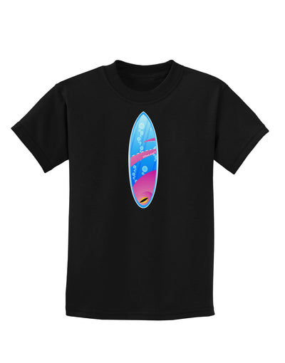 Octopus Surfboard Childrens Dark T-Shirt by TooLoud-Childrens T-Shirt-TooLoud-Black-X-Small-Davson Sales