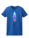 Octopus Surfboard Womens Dark T-Shirt by TooLoud-Womens T-Shirt-TooLoud-Royal-Blue-X-Small-Davson Sales