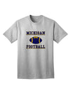 Official Michigan Football Adult T-Shirt by TooLoud-Mens T-shirts-TooLoud-AshGray-Small-Davson Sales