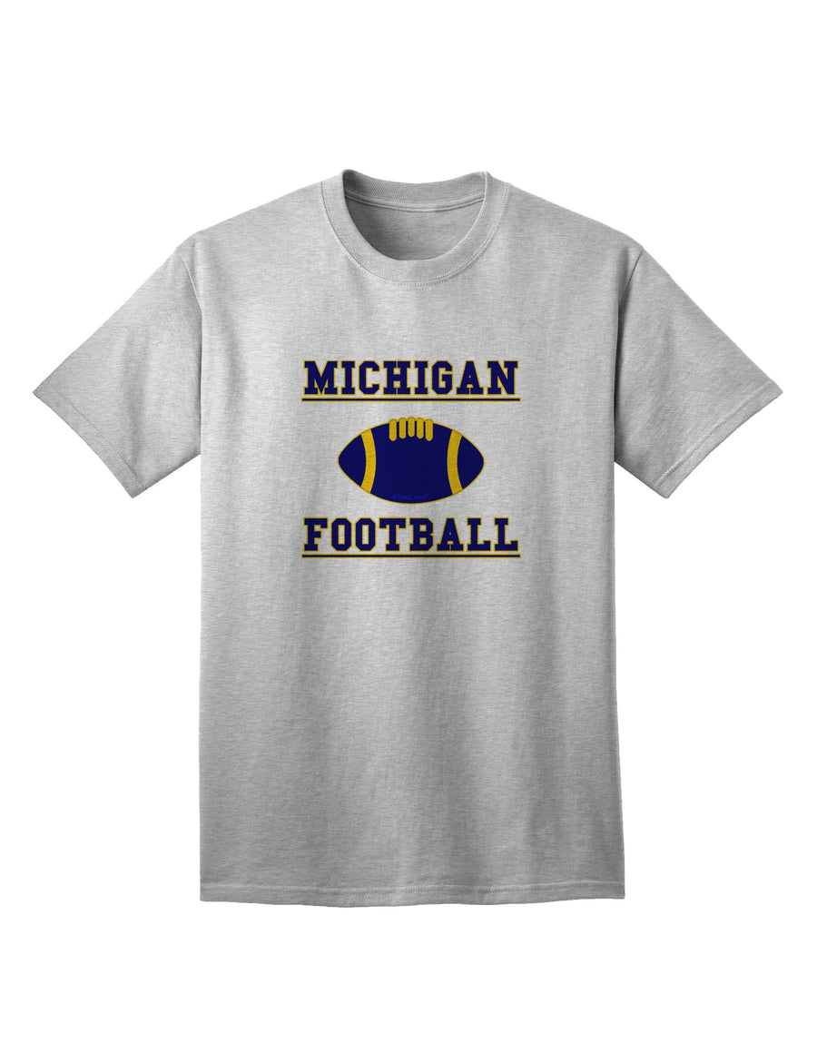 Official Michigan Football Adult T-Shirt by TooLoud-Mens T-shirts-TooLoud-White-Small-Davson Sales