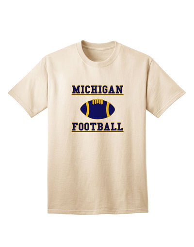 Official Michigan Football Adult T-Shirt by TooLoud-Mens T-shirts-TooLoud-Natural-Small-Davson Sales