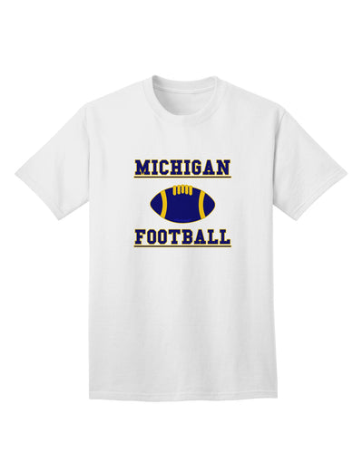 Official Michigan Football Adult T-Shirt by TooLoud-Mens T-shirts-TooLoud-White-Small-Davson Sales