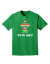 Oh My Gato - Cinco De Mayo Adult Dark T-Shirt-Mens T-Shirt-TooLoud-Kelly-Green-Small-Davson Sales