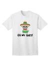 Oh My Gato - Cinco De Mayo Adult T-Shirt-unisex t-shirt-TooLoud-White-Small-Davson Sales