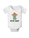 Oh My Gato - Cinco De Mayo Baby Romper Bodysuit-Baby Romper-TooLoud-White-06-Months-Davson Sales