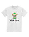 Oh My Gato - Cinco De Mayo Childrens T-Shirt-Childrens T-Shirt-TooLoud-White-X-Small-Davson Sales