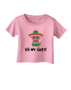 Oh My Gato - Cinco De Mayo Infant T-Shirt-Infant T-Shirt-TooLoud-Candy-Pink-06-Months-Davson Sales