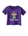 Oh My Gato - Cinco De Mayo Infant T-Shirt Dark-Infant T-Shirt-TooLoud-Purple-06-Months-Davson Sales