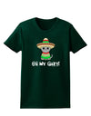 Oh My Gato - Cinco De Mayo Womens Dark T-Shirt-TooLoud-Forest-Green-Small-Davson Sales