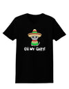 Oh My Gato - Cinco De Mayo Womens Dark T-Shirt-TooLoud-Black-X-Small-Davson Sales