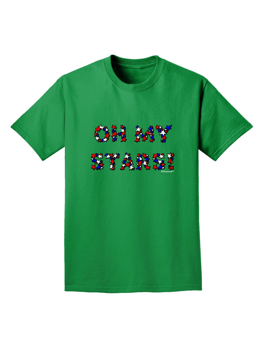 Oh My Stars Patriotic Design Adult Dark T-Shirt by TooLoud-Mens T-Shirt-TooLoud-Purple-Small-Davson Sales