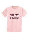 Oh My Stars Patriotic Design Childrens T-Shirt by TooLoud-Childrens T-Shirt-TooLoud-PalePink-X-Small-Davson Sales