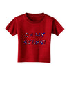 Oh My Stars Patriotic Design Toddler T-Shirt Dark by TooLoud-Toddler T-Shirt-TooLoud-Red-2T-Davson Sales