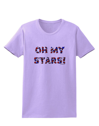 Oh My Stars Patriotic Design Womens T-Shirt by TooLoud-Womens T-Shirt-TooLoud-Lavender-X-Small-Davson Sales