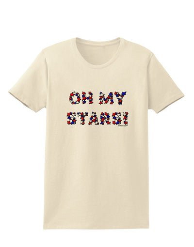 Oh My Stars Patriotic Design Womens T-Shirt by TooLoud-Womens T-Shirt-TooLoud-Natural-X-Small-Davson Sales