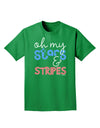 Oh My Stars and Stripes - Patriotic Design Adult Dark T-Shirt-Mens T-Shirt-TooLoud-Kelly-Green-Small-Davson Sales