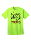 Oh My Stars and Stripes - Patriotic Design Adult T-Shirt-Mens T-Shirt-TooLoud-Neon-Green-Small-Davson Sales