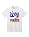 Oh My Stars and Stripes - Patriotic Design Adult T-Shirt-Mens T-Shirt-TooLoud-White-Small-Davson Sales