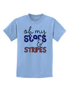 Oh My Stars and Stripes - Patriotic Design Childrens T-Shirt-Childrens T-Shirt-TooLoud-Light-Blue-X-Small-Davson Sales