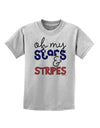 Oh My Stars and Stripes - Patriotic Design Childrens T-Shirt-Childrens T-Shirt-TooLoud-AshGray-X-Small-Davson Sales